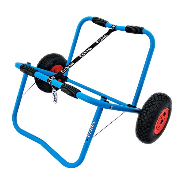 Eckla KANU-TRANSPORTWAGEN Bootswagen BLAU 3 Eckla KANU-TRANSPORTWAGEN Bootswagen BLAU