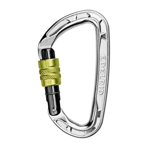 Edelrid PURE SCREW Karabiner SILVER 3 Edelrid PURE SCREW Karabiner SILVER