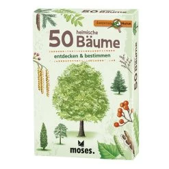 Moses Verlag EXPEDITION NATUR 50 HEIMISCHE BÄUME Reisespiel NOPUBLISHER