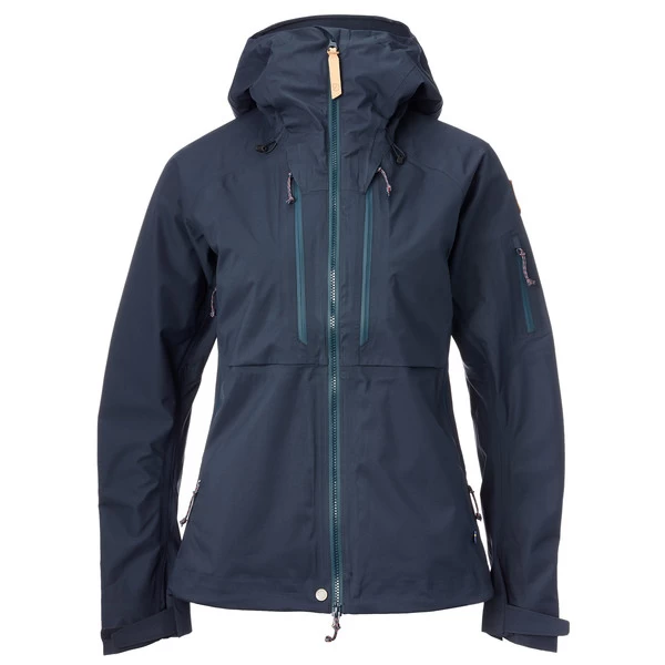 FJÄLLRÄVEN Fjällräven KEB ECO-SHELL JACKET W Damen Hardshelljacke DARK NAVY 3 FJÄLLRÄVEN Fjällräven KEB ECO-SHELL JACKET W Damen Hardshelljacke DARK NAVY