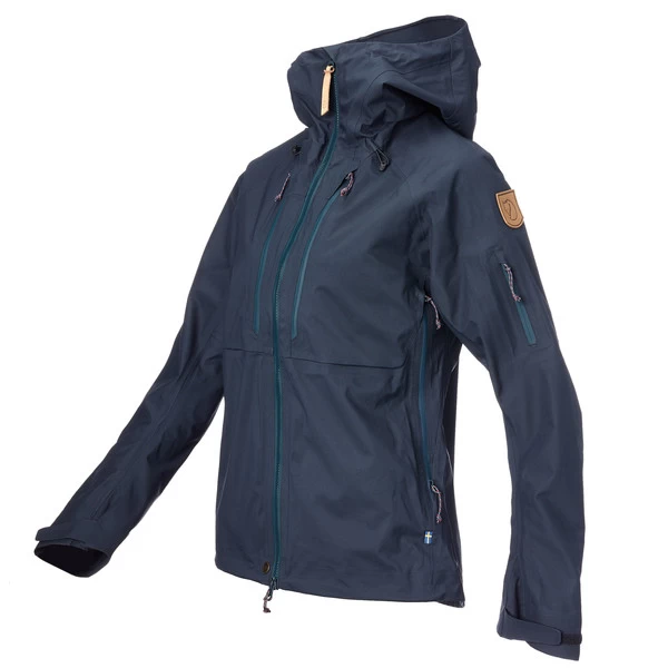 FJÄLLRÄVEN Fjällräven KEB ECO-SHELL JACKET W Damen Hardshelljacke DARK NAVY 4 FJÄLLRÄVEN Fjällräven KEB ECO-SHELL JACKET W Damen Hardshelljacke DARK NAVY – Bild 2