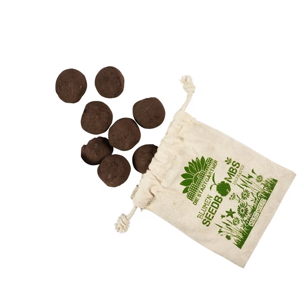 Die Stadtgärtner SEEDBOMBS 8ER JUTEBEUTEL WILDE WIESE 4 Die Stadtgärtner SEEDBOMBS 8ER JUTEBEUTEL WILDE WIESE – Bild 2