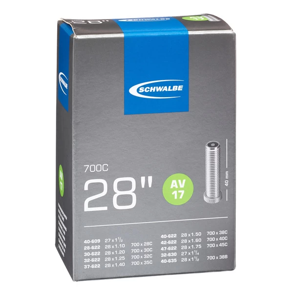 Schwalbe SCHLAUCH NR. 17 Fahrradschlauch AUTOVENTIL 3 Schwalbe SCHLAUCH NR. 17 Fahrradschlauch AUTOVENTIL