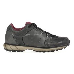 Hanwag TSOMA LOW LADY Damen Wanderschuhe ASPHALT/DARK GARNET