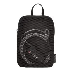 Pacsafe PROSAFE 1000 COMBINATION LOCK WITH STEEL CABLE Gepäcksicherung BLACK -Outdoor Abenteuer Verkauf 5637737890 c prosafe 1000 tsa combination lock with steel cable pacsafe 24