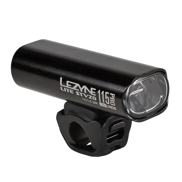 Lezyne LITE DRIVE PRO 115 STVZO WEIßES LICHT, Y13 Fahrradbeleuchtung SCHWARZ-GLÄNZEND