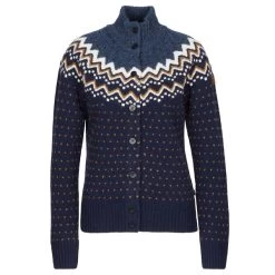 FJÄLLRÄVEN Fjällräven ÖVIK KNIT CARDIGAN W Damen Wolljacke DARK NAVY