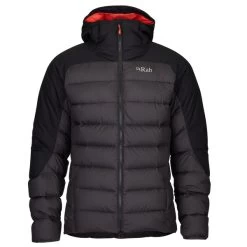 Rab INFINITY ALPINE JACKET Herren Daunenjacke BLACK/ANTHRACITE