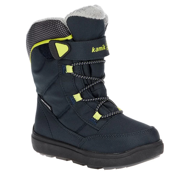 Kamik STANCE2 Kinder Winterstiefel NAVY YELLOW 4 Kamik STANCE2 Kinder Winterstiefel NAVY YELLOW – Bild 2