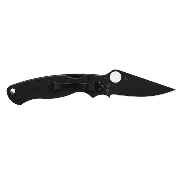 Spyderco PARA-MILITARY 2 BLACK G10 PLAIN Klappmesser NOCOLOR 4 Spyderco PARA-MILITARY 2 BLACK G10 PLAIN Klappmesser NOCOLOR – Bild 2