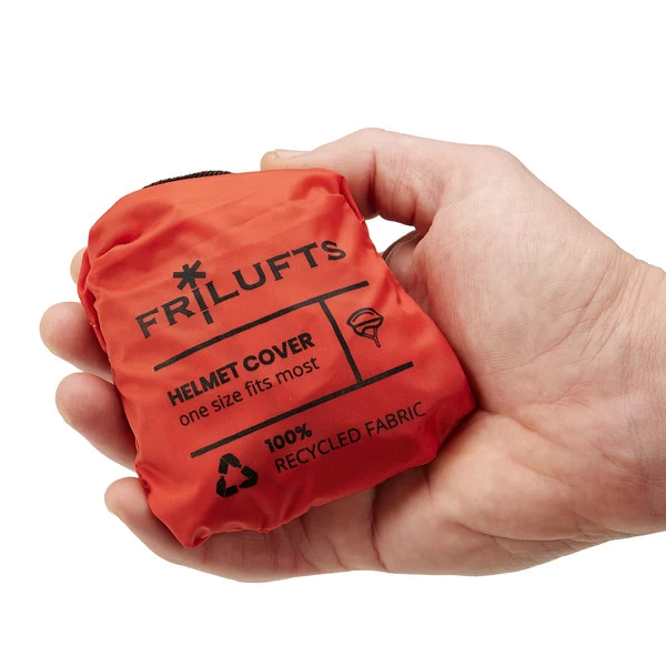 FRILUFTS HELMET COVER Regenhülle MANDARIN RED 5 FRILUFTS HELMET COVER Regenhülle MANDARIN RED – Bild 3