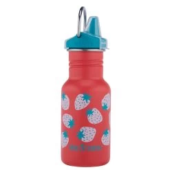 Klean Kanteen KID CLASSIC NARROW EINWANDIG, 355 ML, SIPPY CAP Trinkflasche CORAL STRAWBERRIES