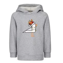 FRILUFTS OMAUI X-MAS HOODY Kinder Kapuzenpullover SMOKED PEARL X-MAX SEAGULL FAI