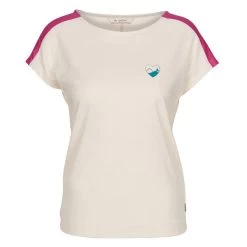 Vaude NEYLAND T-SHIRT Damen Funktionsshirt ECRU/DRAGON FRUIT