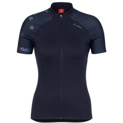 Loeffler Löffler W BIKE JERSEY FZ AXO MID Damen Fahrradtrikot DARK BLUE