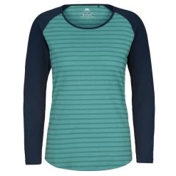 Mountain Equipment REDLINE LS TEE Damen Funktionsshirt SPRUCE STRIPE/COSMOS