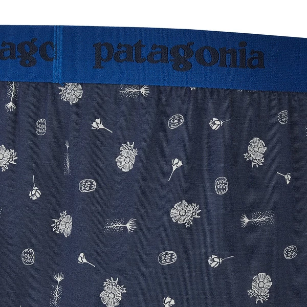 Patagonia M' S ESSENTIAL BOXERS Herren Funktionsunterwäsche FIRE FLORAL: NEW NAVY – Bild 3
