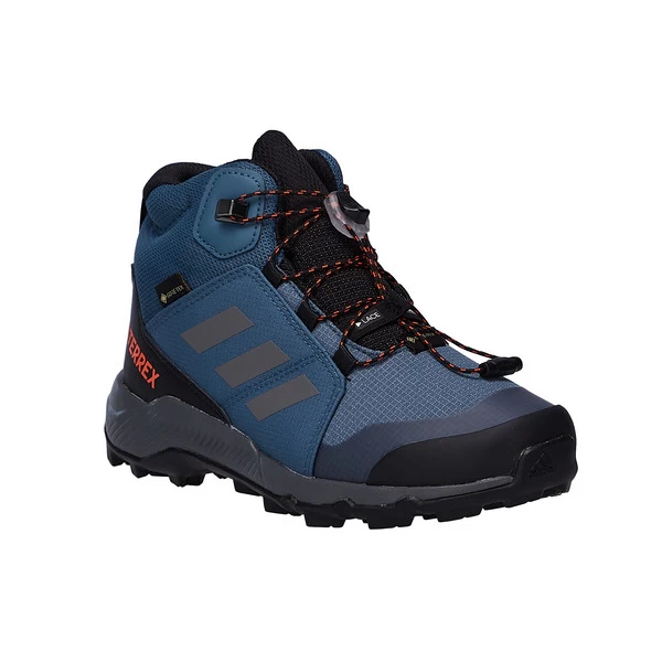 Adidas TERREX MID GORE-TEX HIKING SHOES Kinder Wanderstiefel WONDER STEEL/GREY THREE/IMPACT 4 Adidas TERREX MID GORE-TEX HIKING SHOES Kinder Wanderstiefel WONDER STEEL/GREY THREE/IMPACT – Bild 2