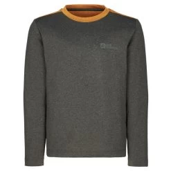 Jack Wolfskin ACTAMIC LONGSLEEVE K Kinder Langarmshirt SLATE GREEN