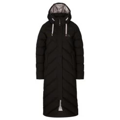 VARG W KIRUNA WATERPROOF DOWN COAT Damen Daunenmantel CARBON BLACK