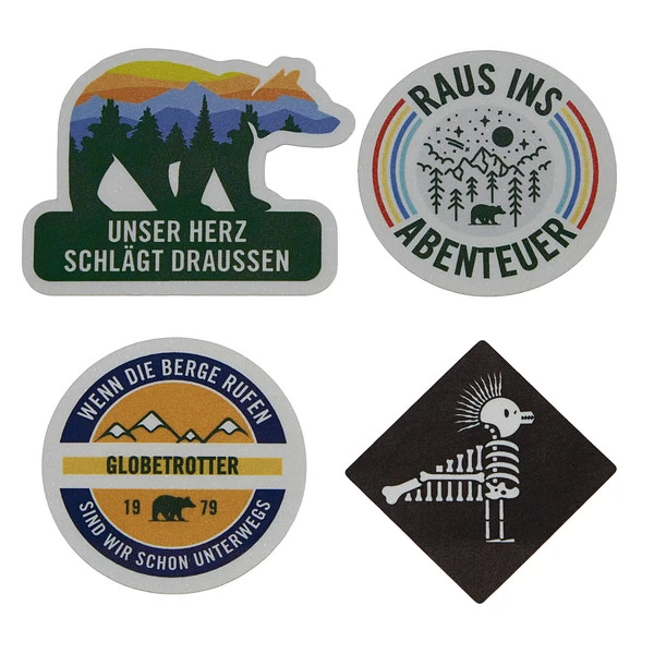 REFLECTIVE Berlin REFLECTIVE 4ER GLOBETROTTER LOGO SET Fahrradzubehör NOCOLOR 3 REFLECTIVE Berlin REFLECTIVE 4ER GLOBETROTTER LOGO SET Fahrradzubehör NOCOLOR