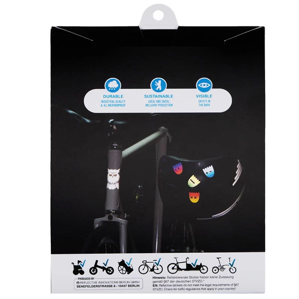 REFLECTIVE Berlin REFLECTIVE 4ER GLOBETROTTER LOGO SET Fahrradzubehör NOCOLOR 5 REFLECTIVE Berlin REFLECTIVE 4ER GLOBETROTTER LOGO SET Fahrradzubehör NOCOLOR – Bild 3