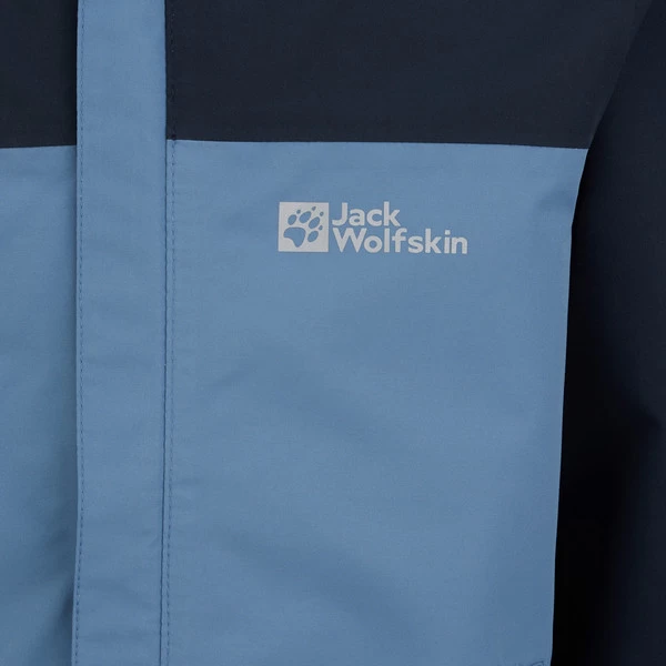 Jack Wolfskin TUCAN JACKET K Kinder Regenjacke ELEMENTAL BLUE 5 Jack Wolfskin TUCAN JACKET K Kinder Regenjacke ELEMENTAL BLUE – Bild 3