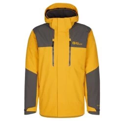 Jack Wolfskin JASPER 2L JKT M Herren Regenjacke CURRY