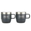 Yeti Coolers ESPRESSO 6OZ MUG 2 PK Thermobecher CHARCOAL -Outdoor Abenteuer Verkauf 5638102396 g espresso 6oz mug 2 pk yeti coolers 24