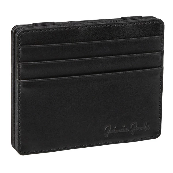 Jaimie Jacobs FLAP BOY SLIM MAGIC WALLET WITHOUT COIN POCKET Portmonee SCHWARZ